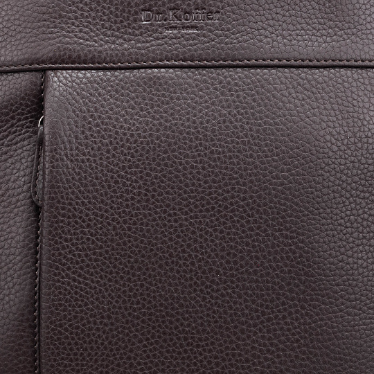 Рюкзак Dr.Koffer из натуральной кожи темно-коричневый