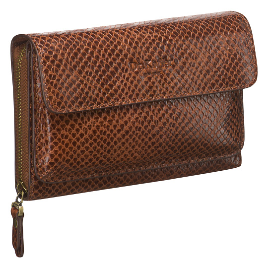 Сумка барсетка из натуральной кожи Dr. Koffer коричневая