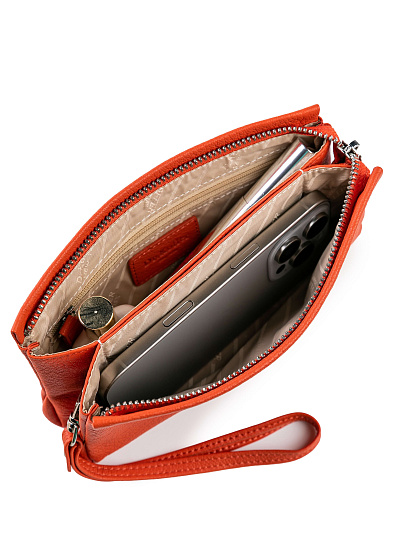 Косметичка Dr.Koffer из натуральной кожи розовая