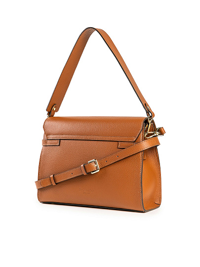 Женская сумка Dr. Koffer из натуральной кожи коричневая