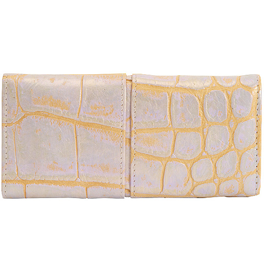 Ключница Dr.Koffer из натуральной кожи белая