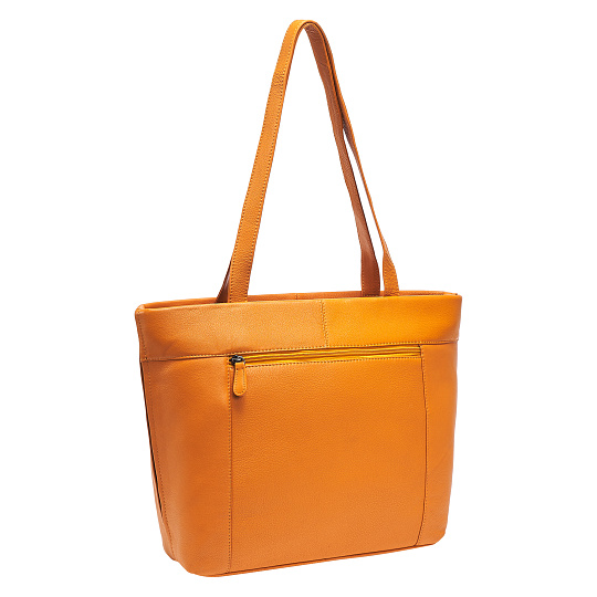 Женская сумка Dr.Koffer из натуральной кожи желтая