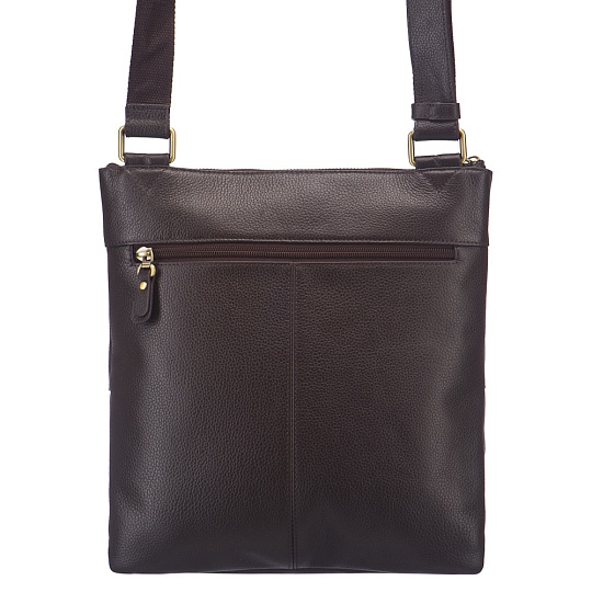 Сумка через плечо Dr.Koffer из натуральной кожи коричневая