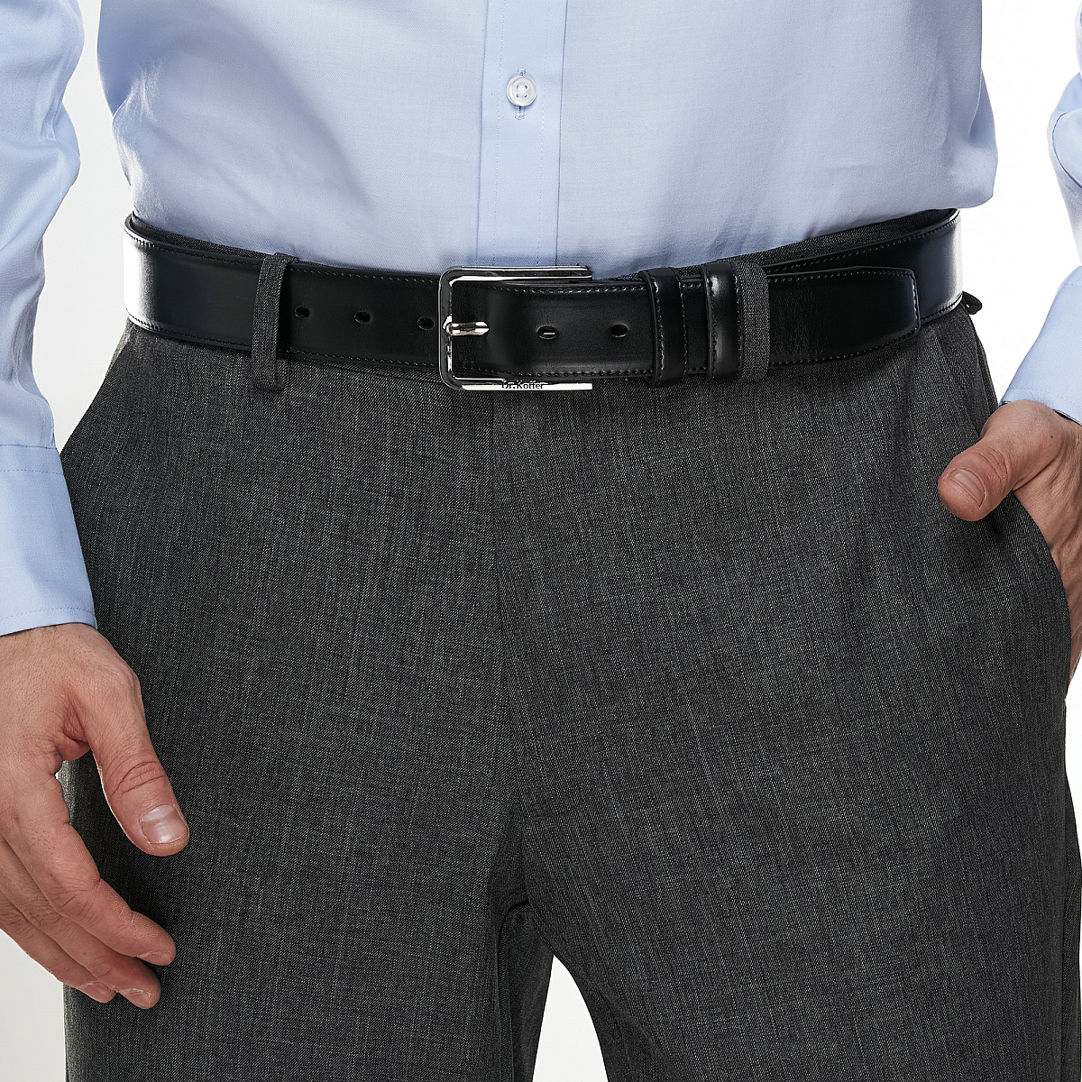 Классический ремень с прямоугольной пряжкой на винте Dr.Koffer R041V01120-50-04