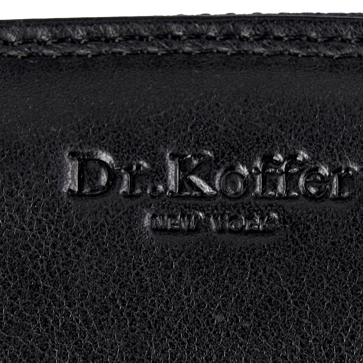 Портмоне Dr.Koffer из натуральной кожи черное