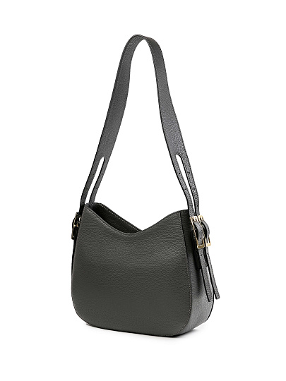 Женская сумка Dr.Koffer из натуральной кожи серая