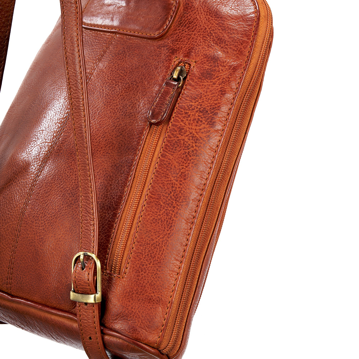 Рюкзак Dr.Koffer из натуральной кожи коричневый