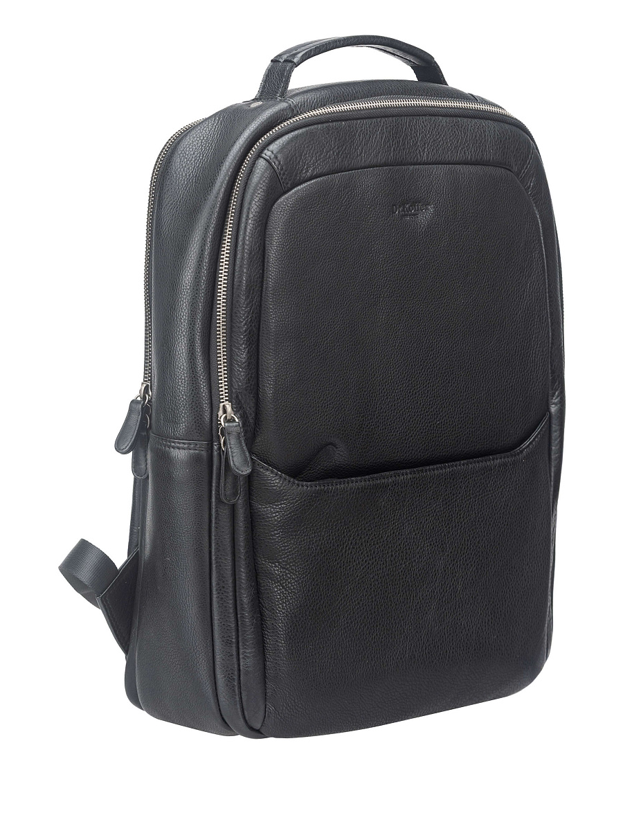 Рюкзак Dr. Koffer из натуральной кожи черный