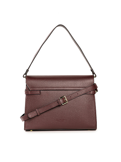 Женская сумка Dr. Koffer из натуральной кожи бордовая