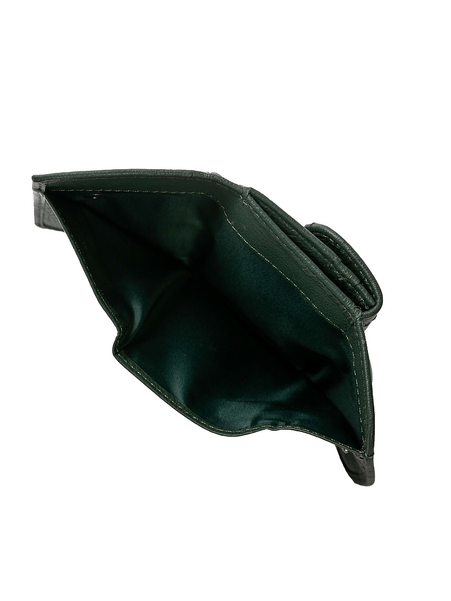 Портмоне Dr.Koffer из натуральной кожи зеленое