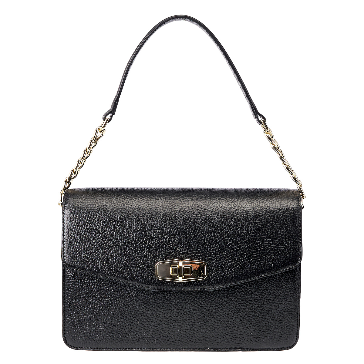 Женская сумка  Dr. Koffer из натуральной кожи черная