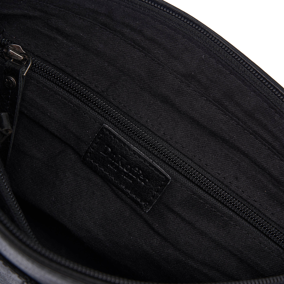 Женская сумка Dr.Koffer из натуральной кожи чёрная