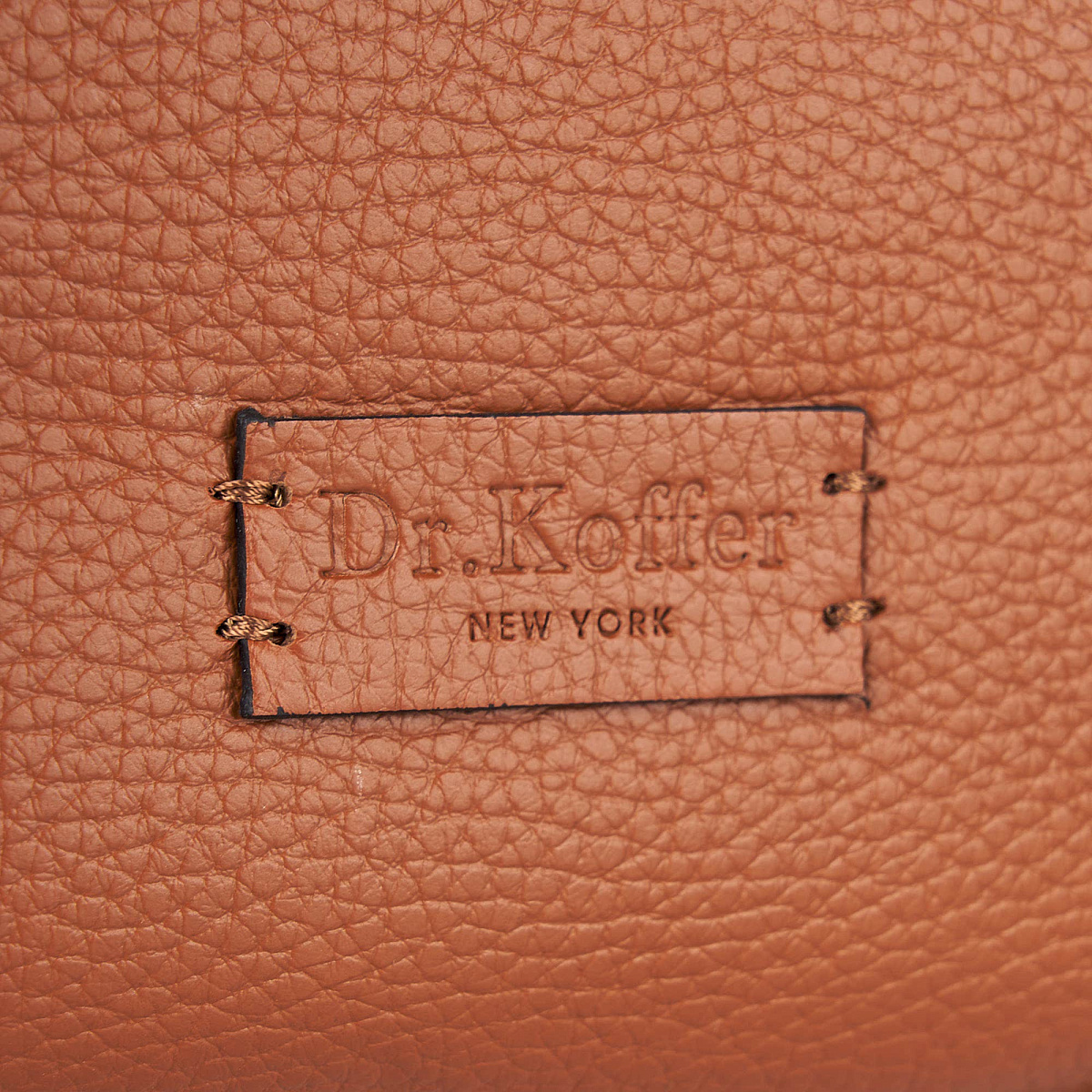 Женская сумка Dr. Koffer из натуральной кожи коричневая
