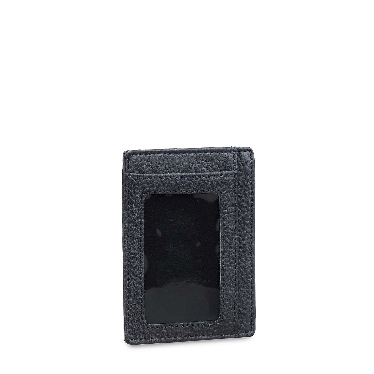 Кредитница Dr.Koffer из натуральной кожи черная