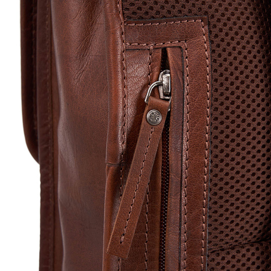 Рюкзак Dr.Koffer из натуральной кожи светло-коричневый