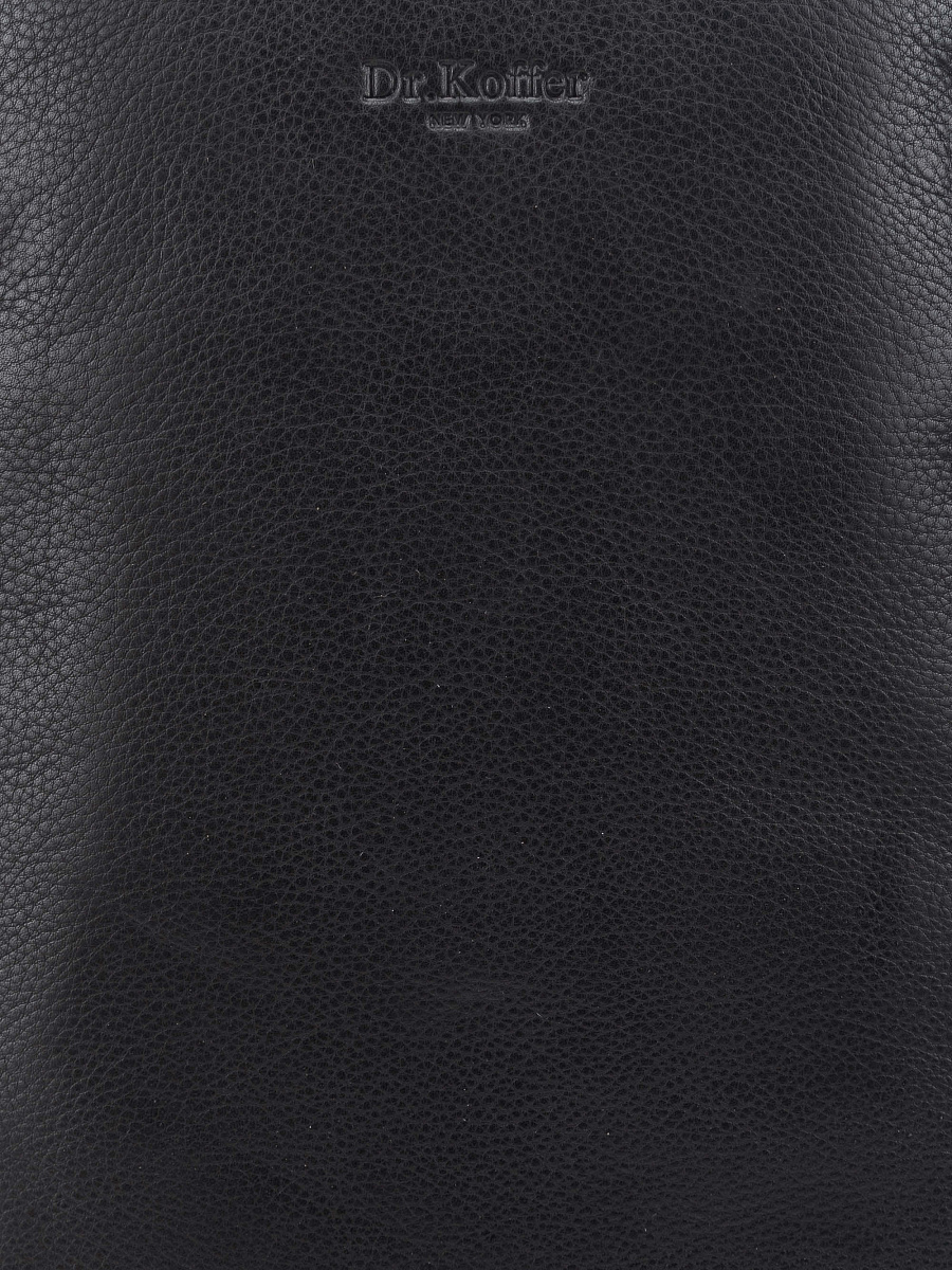Рюкзак Dr. Koffer из натуральной кожи черный