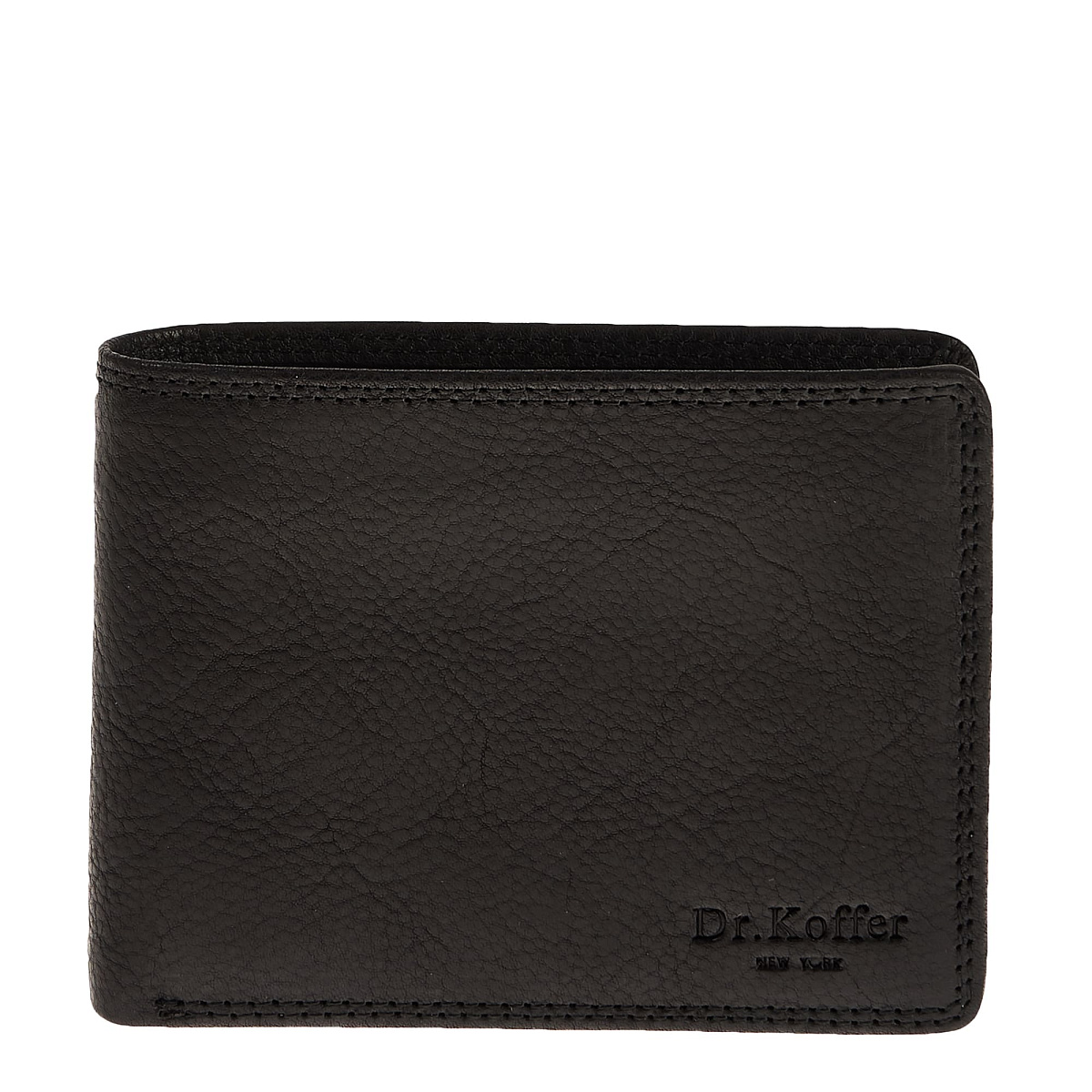 Портмоне Dr.Koffer из натуральной кожи черное