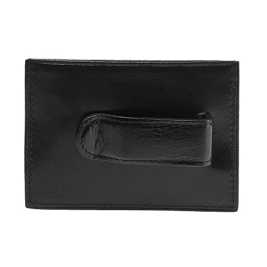 Визитница Dr.Koffer из натуральной кожи черная