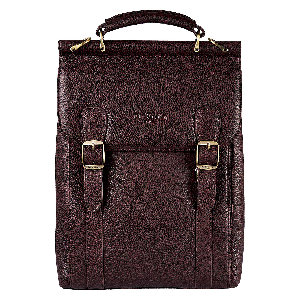 Сумка планшет Dr.Koffer из натуральной кожи коричневый