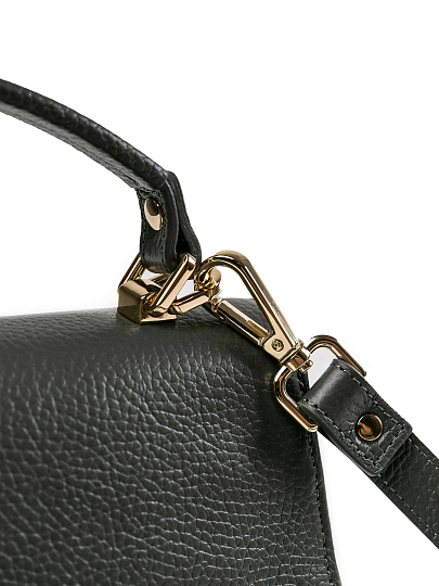 Женская сумка Dr.Koffer из натуральной кожи темно-серая