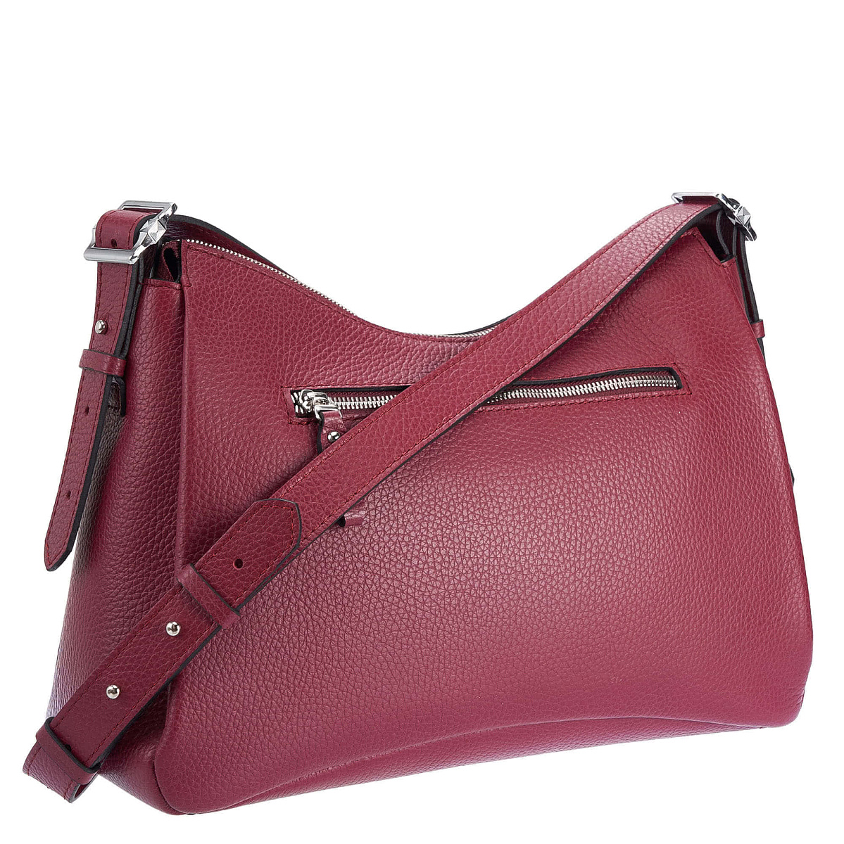 Женская сумка Dr. Koffer из натуральной кожи бордовая