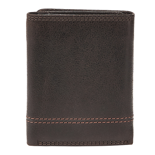 Портмоне Dr.Koffer из натуральной кожи коричневое