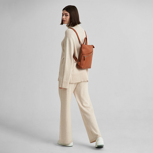 Рюкзак Dr.Koffer из натуральной кожи коричневый