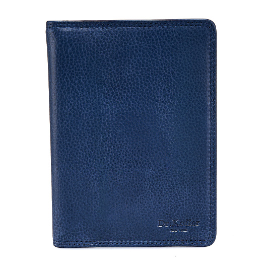 Портмоне Dr.Koffer из натуральной кожи синее