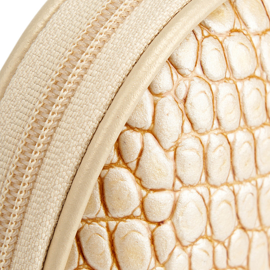 Косметичка Dr.Koffer из натуральной кожи белая