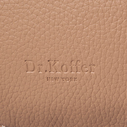 Женская сумка Dr. Koffer из натуральной кожи коричневая