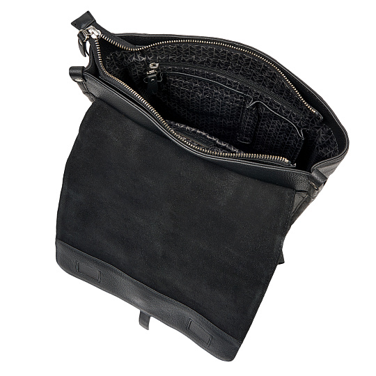 Рюкзак Dr.Koffer из натуральной кожи черный