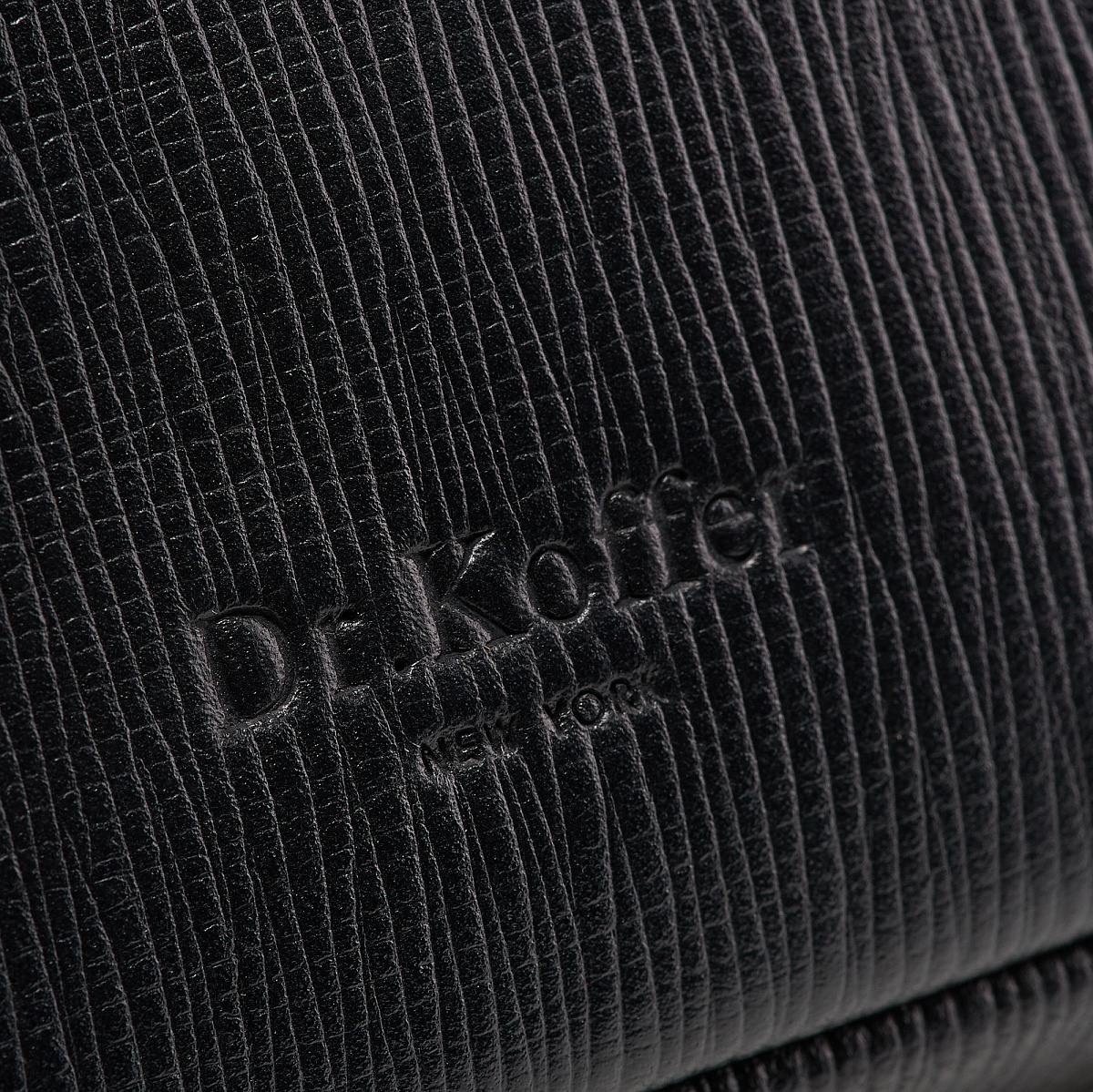 Несессер Dr. Koffer из натуральной кожи черный