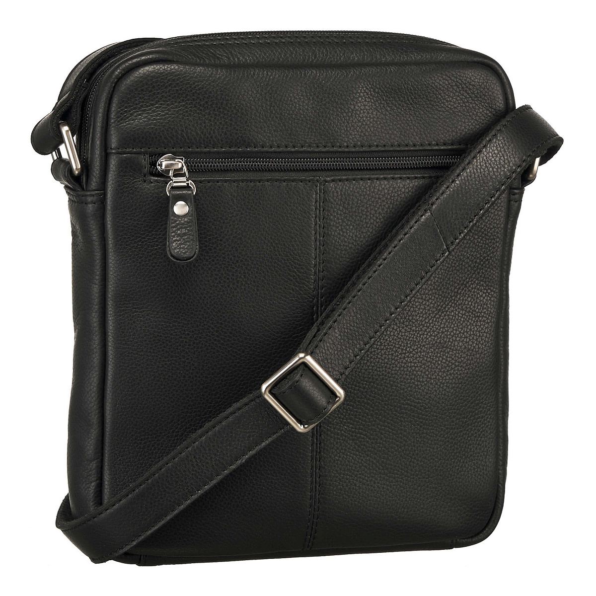 Сумка через плечо Dr.Koffer из натуральной кожи черная