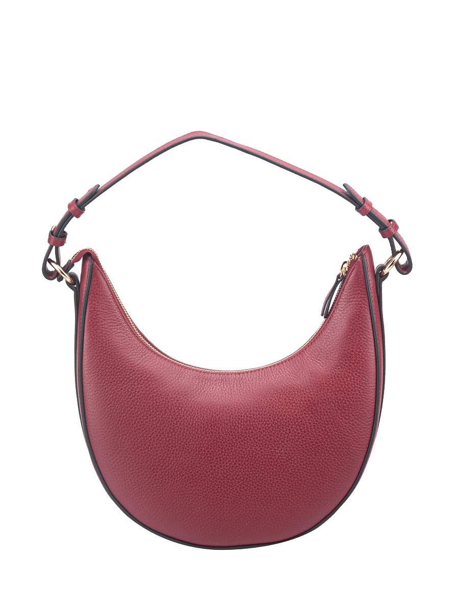 Женская сумка Dr. Koffer из натуральной кожи бордовая