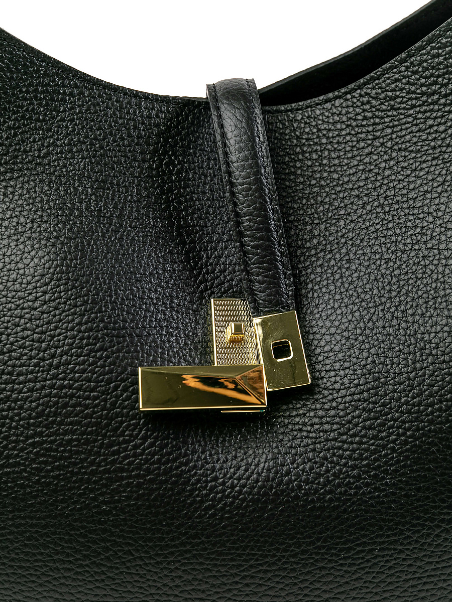 Женская сумка Dr.Koffer из натуральной кожи черная