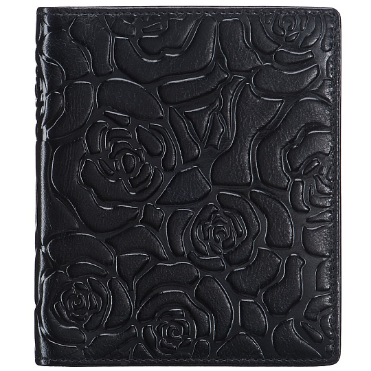 Визитница Dr.Koffer из натуральной кожи черная