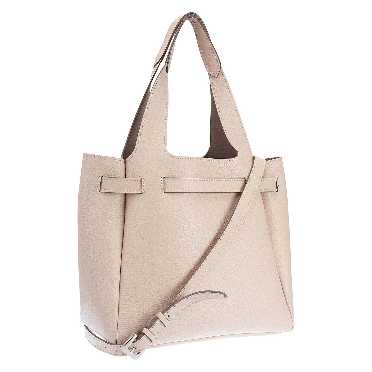 Женская сумка Dr. Koffer из натуральной кожи розовая