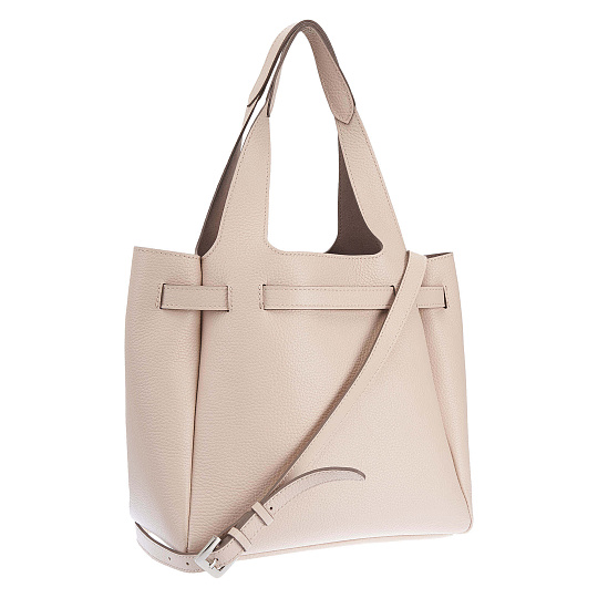 Женская сумка Dr. Koffer из натуральной кожи розовая