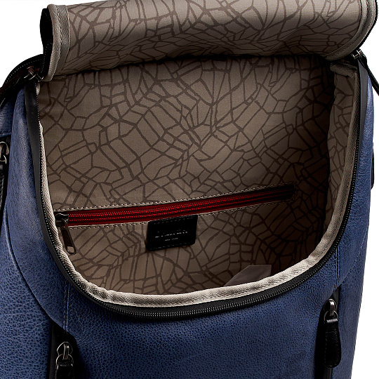 Рюкзак Dr.Koffer из натуральной кожи синий