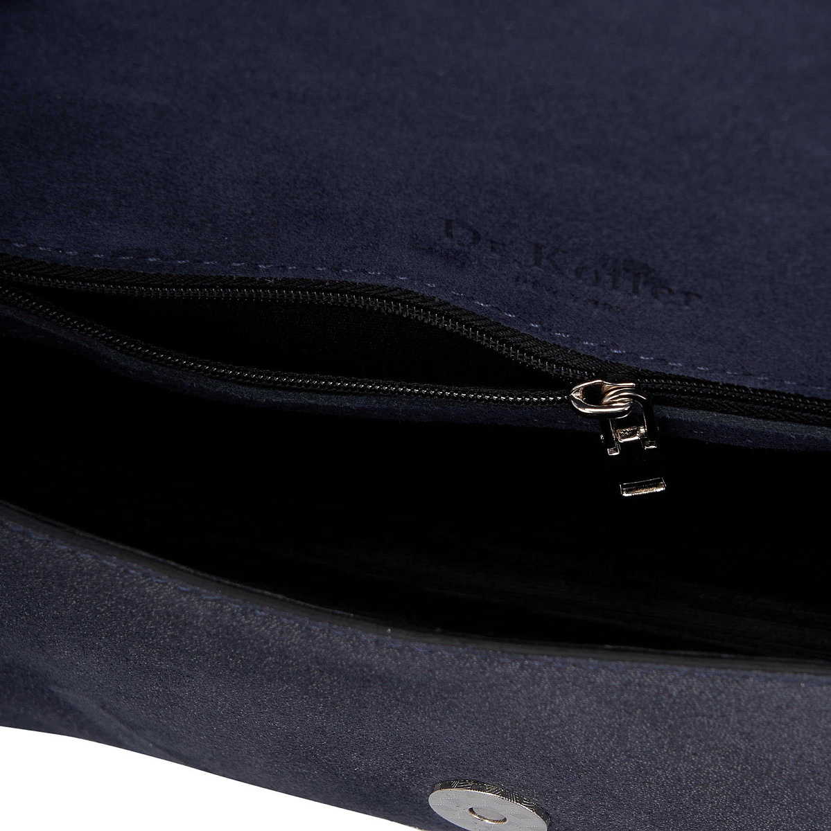 Женская сумка Dr. Koffer из натуральной кожи синяя