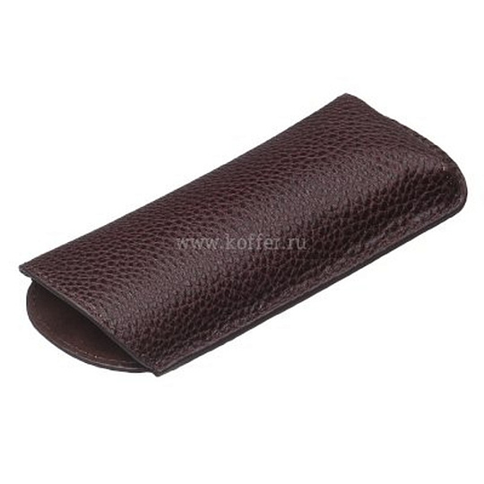 Очечник из темно-коричневой кожи Dr.Koffer X510377-02-09