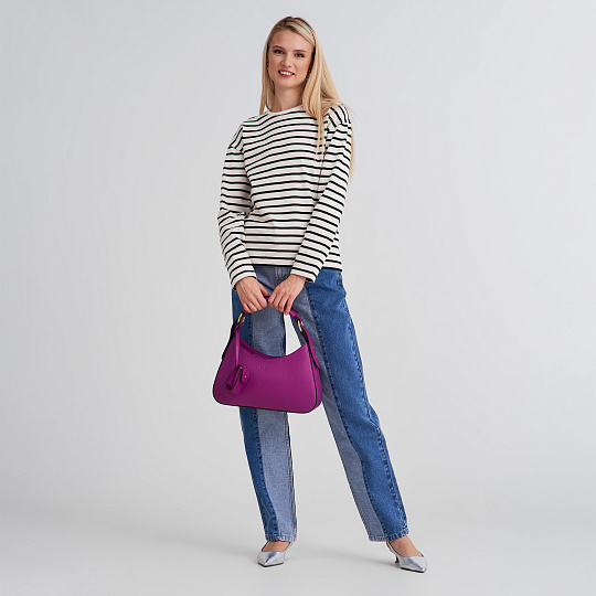 Женская сумка Dr. Koffer из натуральной кожи розовая