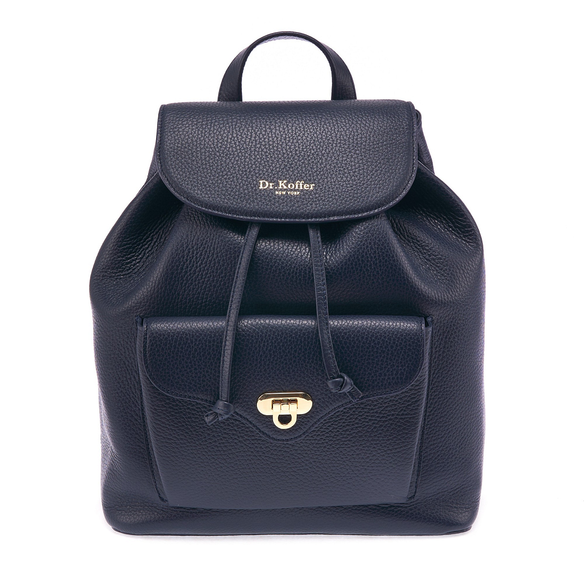 Рюкзак Dr. Koffer из натуральной кожи синий