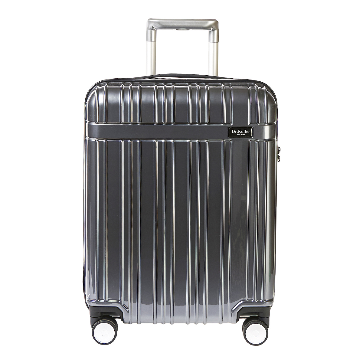 Чемодан на колесах S Dr.Koffer АБС (abs) пластик серый