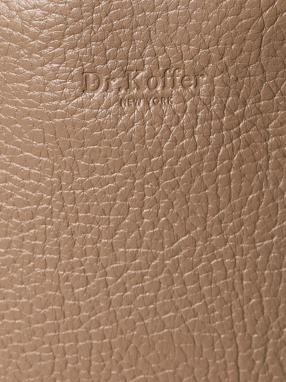Женская сумка Dr. Koffer из натуральной кожи коричневая