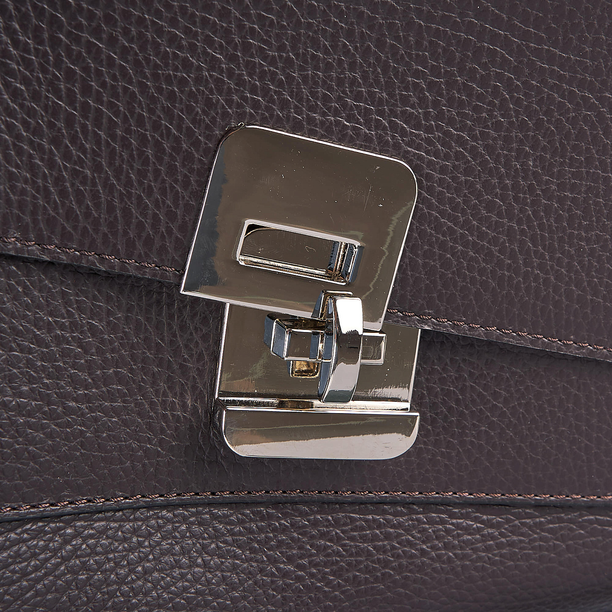 Женская сумка Dr. Koffer из натуральной кожи коричневая