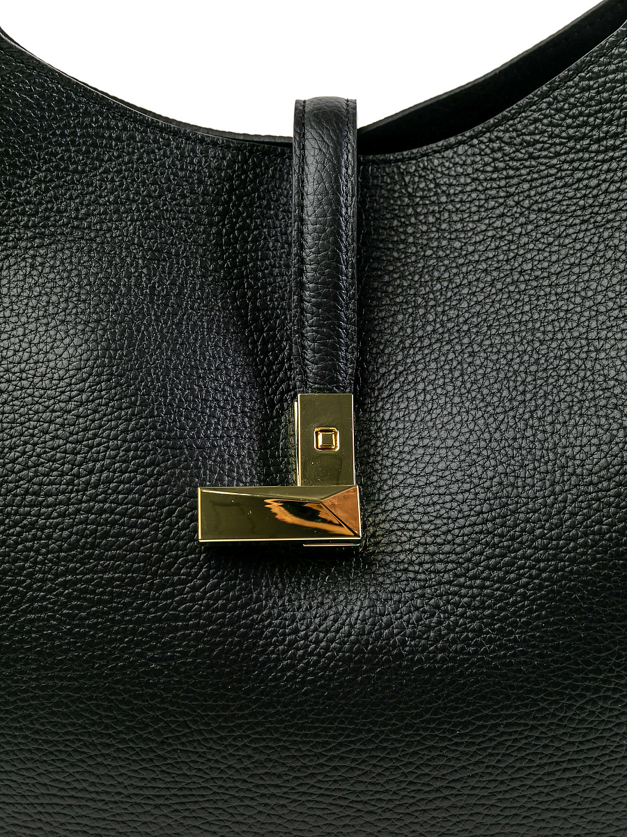 Женская сумка Dr.Koffer из натуральной кожи черная