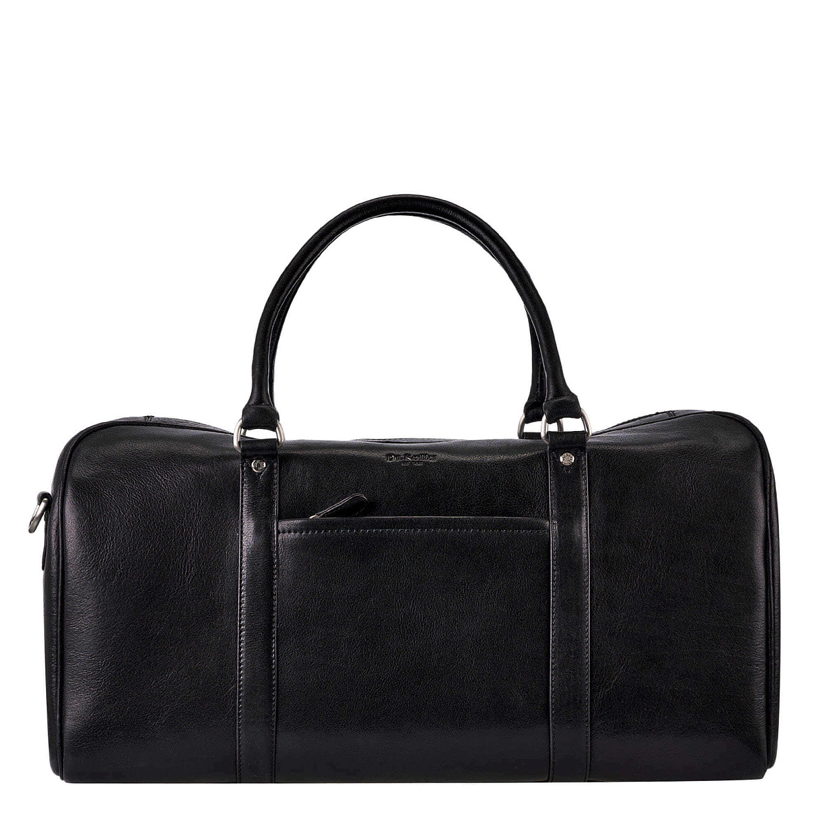 Сумка дорожная Dr.Koffer из натуральной кожи черная