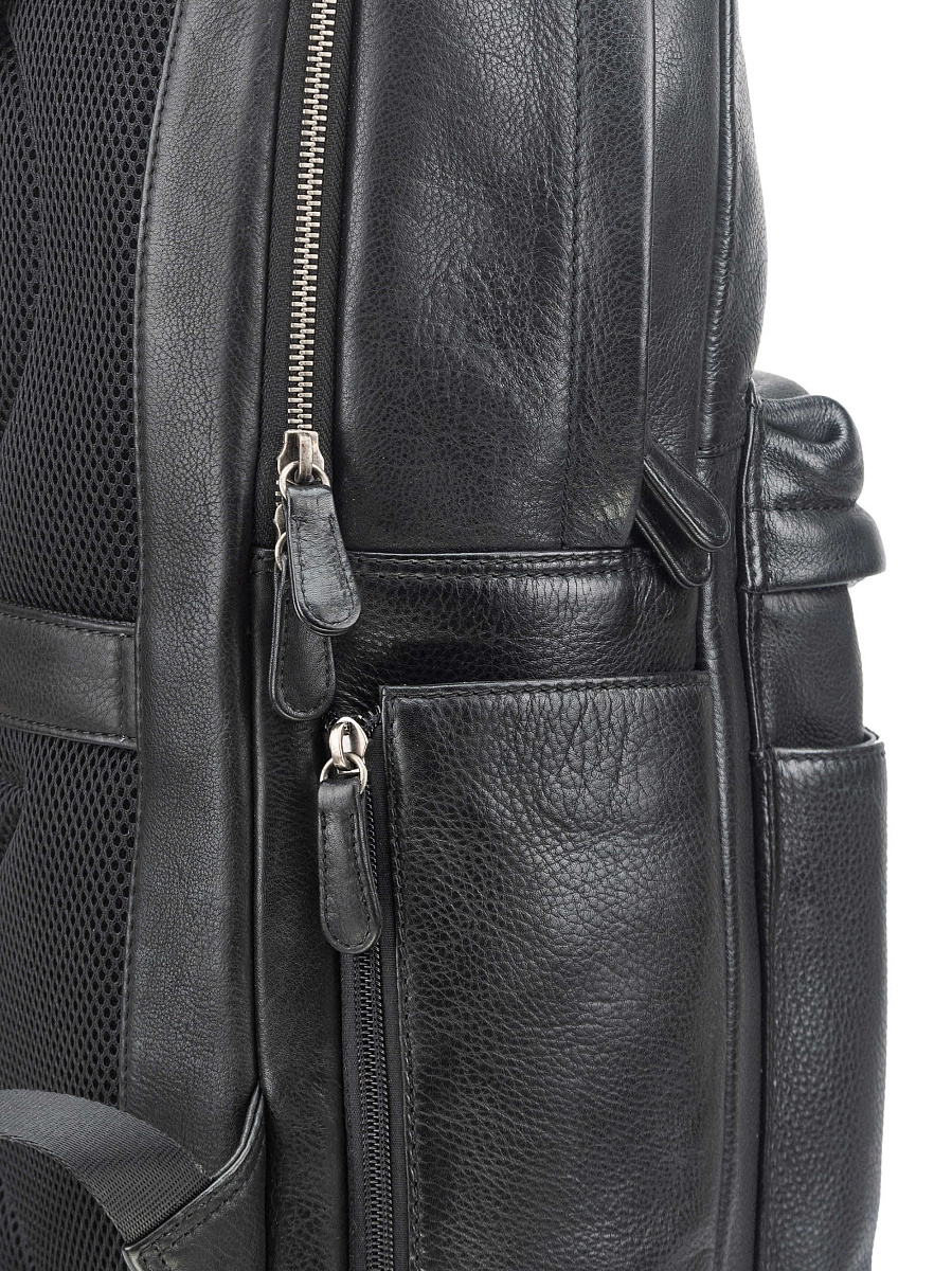 Рюкзак Dr. Koffer из натуральной кожи черный