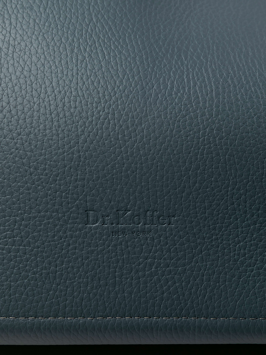 Женская сумка Dr.Koffer из натуральной кожи серая